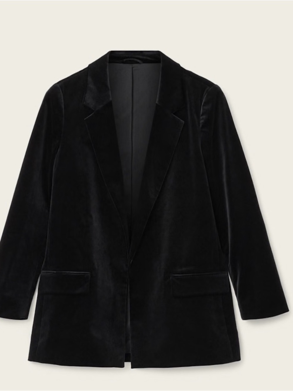 NWT AllSaints Black Aleida Velvet Blazer Jacket and Pants